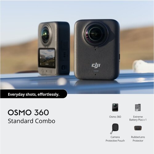 Dji Osmo 360 Standard Combokamera, 1/1.3" CMOS, 360 stab4k do 120fps, 1770mAh kap. baterije Cijene