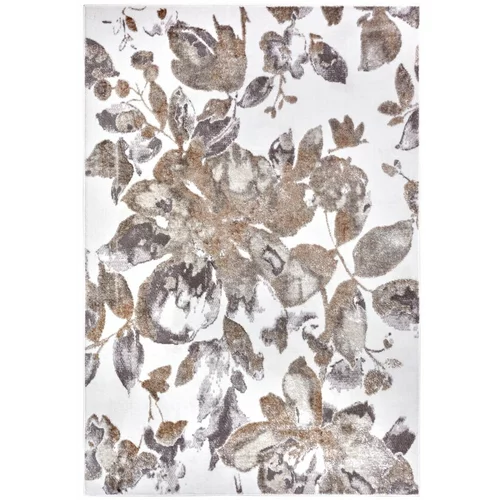 Hanse Home Sivo-smeđi tepih 200x280 cm Shine Floral –
