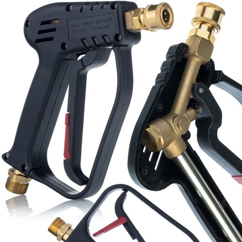 Rosfix pi&amp;scaron;tola za pranje pod pritiskom 5000 psi z 22 mm priključnim navojem in 1/4&amp;quot; hitrim priključkom, (21739196) Slike