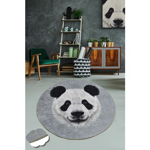 huge Panda Djt Çap 100 SiviCrni Tepih (100 cm) Slike