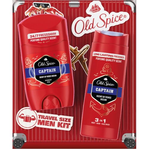 Old Spice Captain Travel Size Men Kit Potovalni set Slike