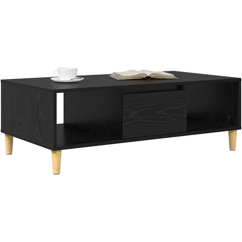  Kava Stol Crni hrast 102 x 55 x 35 cm Konstruirano drvo Slike