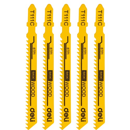 DELI ALATI Set ubodnih testera za drvo EDH-QJT008-E1, 74mm, 8 zuba, 5 komada Cene