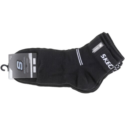 Skechers &amp;Scaron;portne nogavice 5PPK Wm Mesh Ventilation Quarter Socks Črna Slike