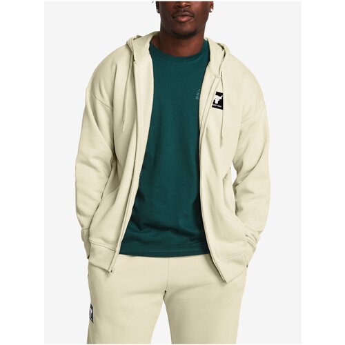 Under Armour Pjt Rock Hwt Terry FZ Light Brown Sweatshirt Cene