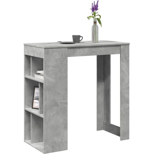 vidaXL Barski stol s stalcima boja betona 102 x 50 x 103,5 cm drveni Cijene