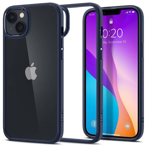 Spigen Maska za telefon Ultra Hybrid za iPhone 14 tamnoplava Cene