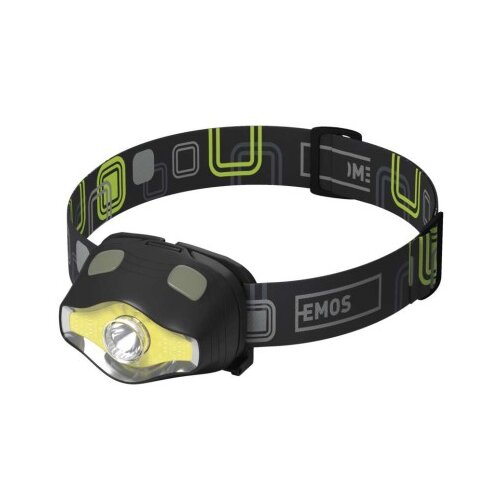 Naglavna LED svetilka 3W LED + COB Slike