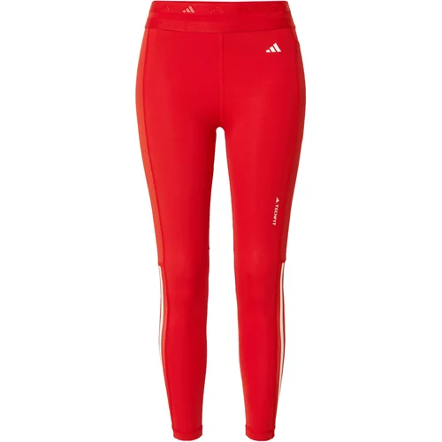 Adidas Športne hlače rdeča / bela