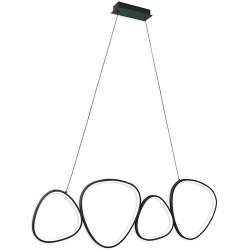  LED luster na lanku PETRA LED/48W/230V 4000K crna Cene