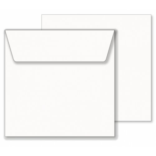  Kuverta 12,5 x 12,5 cm, bela &amp;ndash; 80 gr - 1/1 Slike