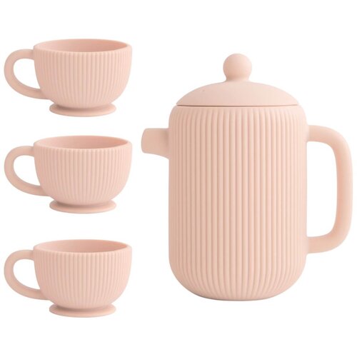 Mushie® silikonski čajni set blush Cijene