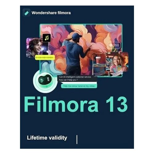 Wondershare Filmora 13 Video Editor (1 PC, Lifetime) Key GLOBAL Cene