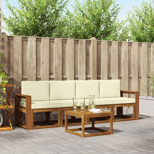  Set vanjskih sofa 5 kom. Prirodna i krem Cijene