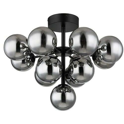 Globo Grappy Stropna svjetiljka (5 W, Ø x V: 56 x 43 cm, Crna) Cijene