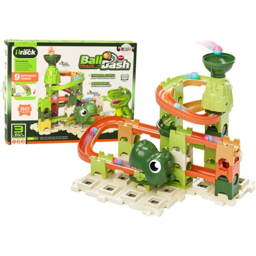  Građevni set za sastavljanje + Loptice za igru Dinosaur - 60 elemenata Cene
