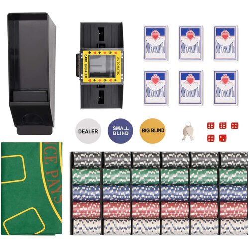  Set žetona za poker 600 kom 11,5 g Slike