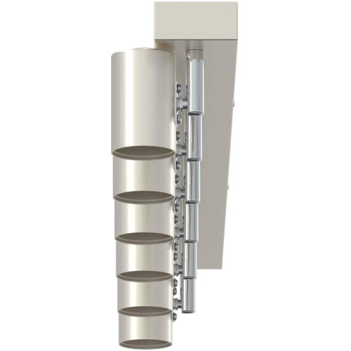  Stropni reflektor s reflektorima Nikla 73 x 6,5 x 11,5 cm Metal Slike