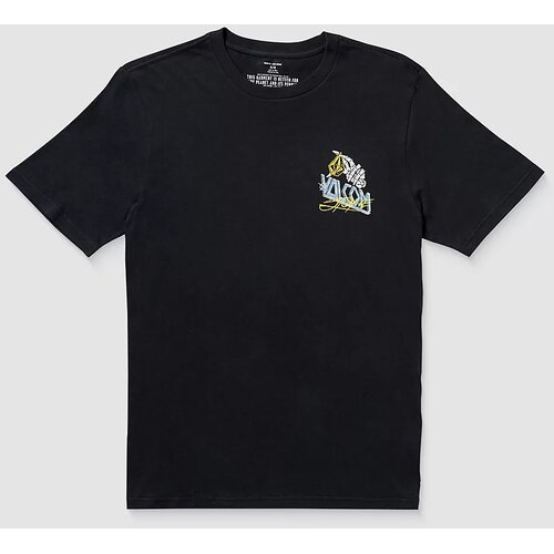 Volcom Dropped This T-shirt antique black Slike