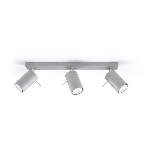 Nice Lamps Siva stropna svetilka Etna, dolžina 45 cm Cene