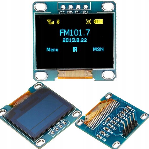 Rosfix ZASLON OLED 0,96&amp;quot; 128X64 MODRA I2C SSD1306, (22012487) Slike