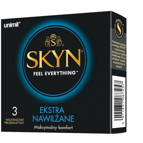 Unimil Skyn Extra Vlažne nelateksne kondomi, 3 kosi, (22026018) Slike