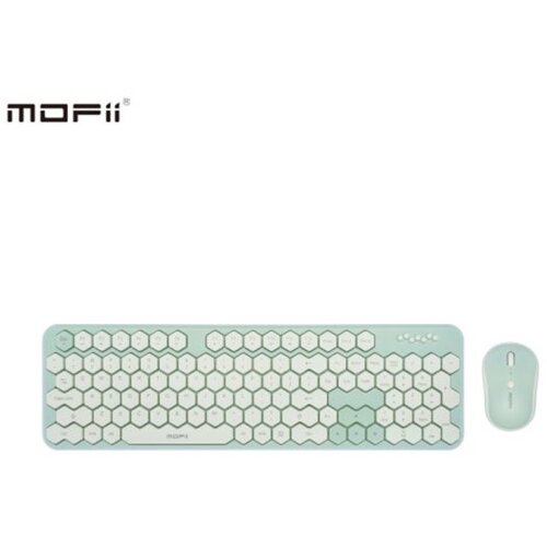 MOFII WL HONEY COMB set tastatura i mi&scaron; u ZELENO/BELOJ boji Cene
