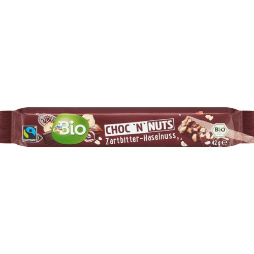 dmBio choc 'n' nuts - štanglica sa crnom čokoladom i lešnikom 42 g Cene