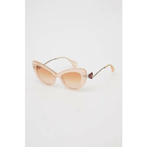 Vivienne Westwood Sončna očala ženski, bež barva