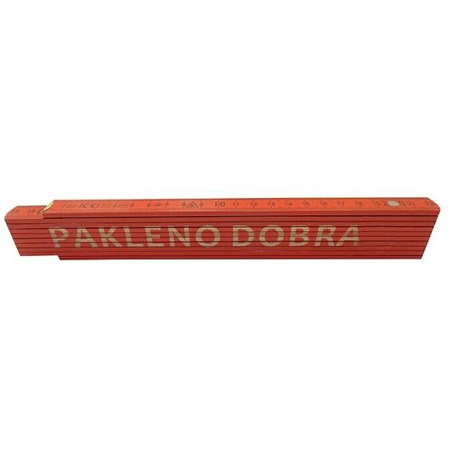  Zidarski metar (Duljina: 2 m, Natpis: Pakleno dobra, Boja: Crvene boje) Slike