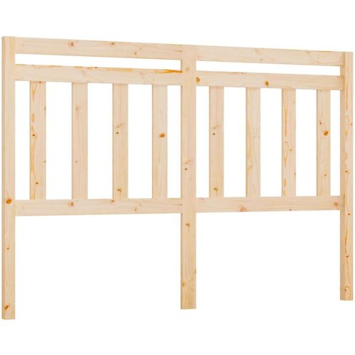  Uzglavlje za krevet 166 x 4 x 100 cm od masivne borovine Slike