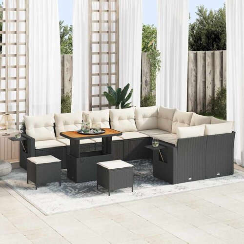  Sjedeća garnitura za vrt 12 kom. poliratan Slike