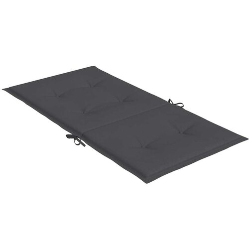 VidaXL Jastuci za stolice 2 kom pro&amp;scaron;arano antracit 100x50x7 cm tkanine Slike