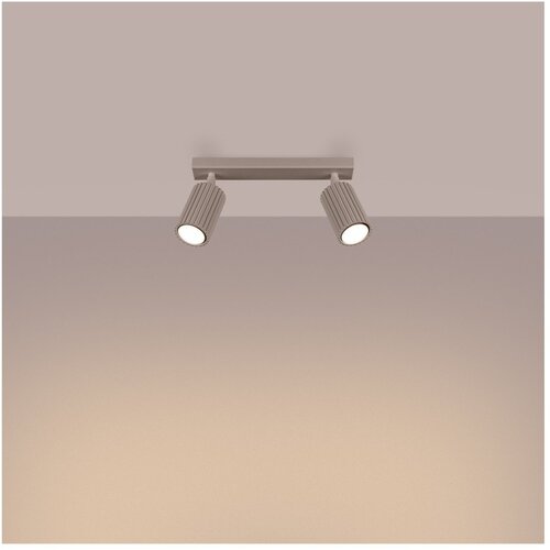 Sollux Sivorjavo kovinsko točkovno svetilo 6,5x30 cm Gleam &amp;ndash; Slike