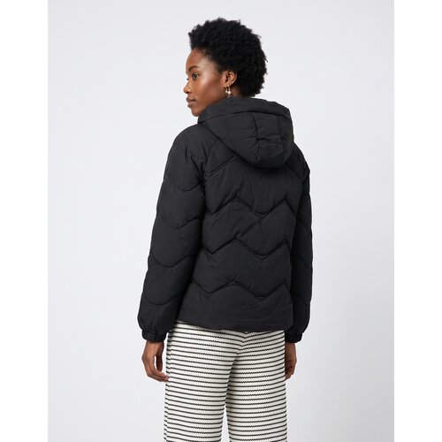 JDY Puhovke JDYPOWER SHORT HOOD PUFFER Črna Slike