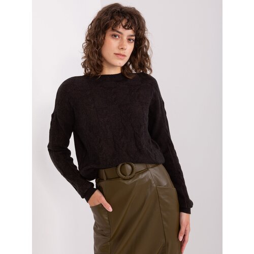 Wool Fashion Italia Sweater-AT-SW-2340.22-black Slike