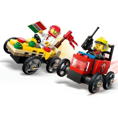 Lego LEGO&amp;reg; City - Paket dirkalnih vozil picopek proti gasilcu (60458) Slike