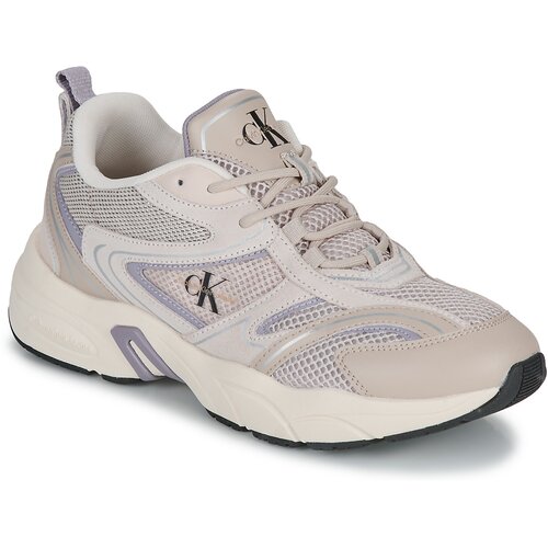 Calvin Klein Jeans Nizke superge RETRO TENNIS SU-MESH WN Bež Slike