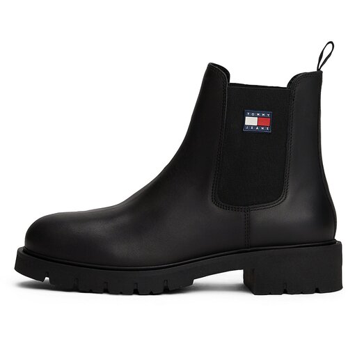 Tommy Jeans Chelsea čizme crna Slike