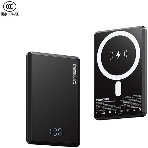 Remax RPP-107 20W Metalni Bežični Punjač sa Digitalnim Displejem Cene