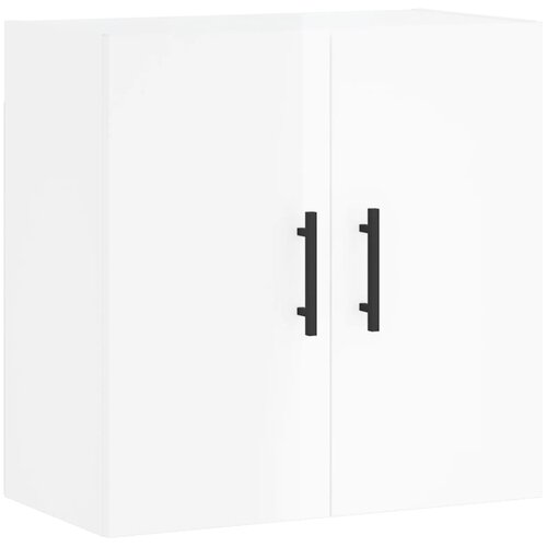Maison Chic Stenska omarica - Zidna omarica visok sijaj bela 60x31x60 cm inženirski les iu106, (22062413) Slike