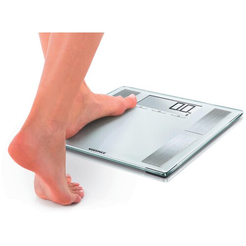 Soehnle Shape Sense Connect 100 Analitička vaga Opseg mjerenja (kg)=180 kg Siva, Metalna S Bluetooth Slike
