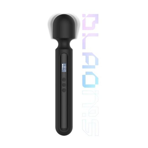 BLACQ Digitalni Super Wand vibrator črn Cene