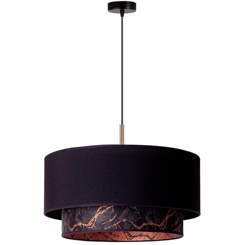  Duolla - Visilica na sajli NANTES 1xE27/15W/230V prečnik 45 cm crna/bakarna Cene