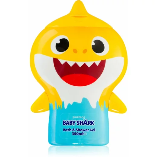 Pinkfong Baby Shark Yellow Bath & Shower Gel gel za kopel in prhanje z vonjem citrusov 350 ml za otroke