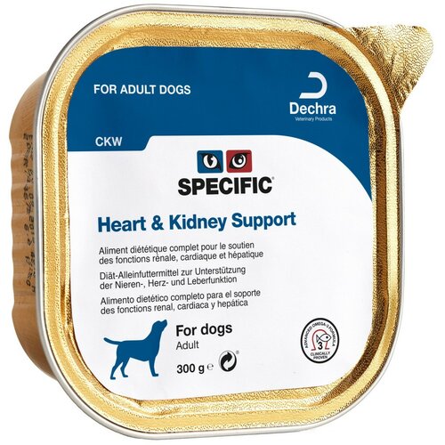 SPECIFIC DECHRA pašteta za pse food heart&kidney support 300g Slike
