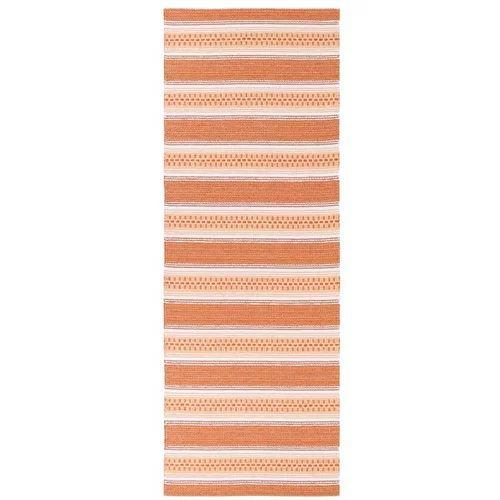 Narma narančasta tepih staza pogodna za eksterijer Runö, 70 x 100 cm