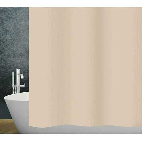 Diaqua Tekstilna kopalniška zavesa Basic Frappe (Š x V: 180 x 200 cm, Svetlo rjava) Cene