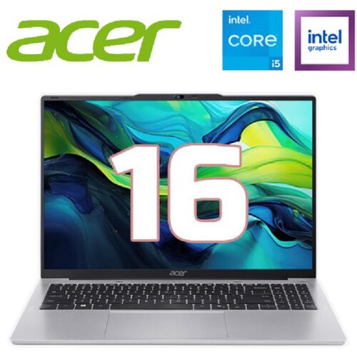 Acer Laptop Aspire Lite 16 AL16-52P "16" 1920 x 1200, Core i5-1334U, 16GB, 512GB, Sivi Cene