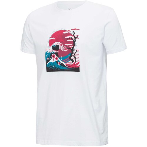 BRILLE Muška majica kratkih rukava Japan Wave, Bela Slike